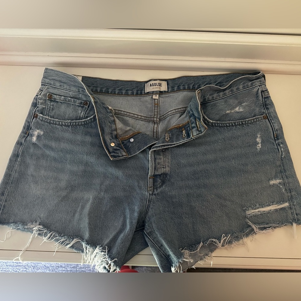 Agolde Long Parker shorts